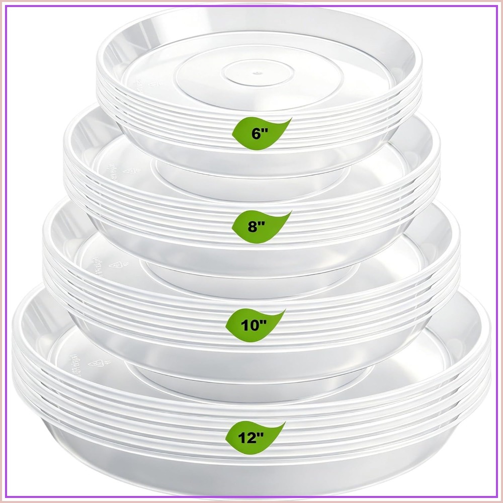 Drip Tray Saucer - Lot de 20 soucoupes pour plantes