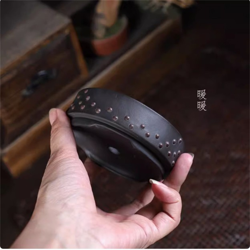 Bonsai Garden Kit - Pot à bonsaï rond en céramique,