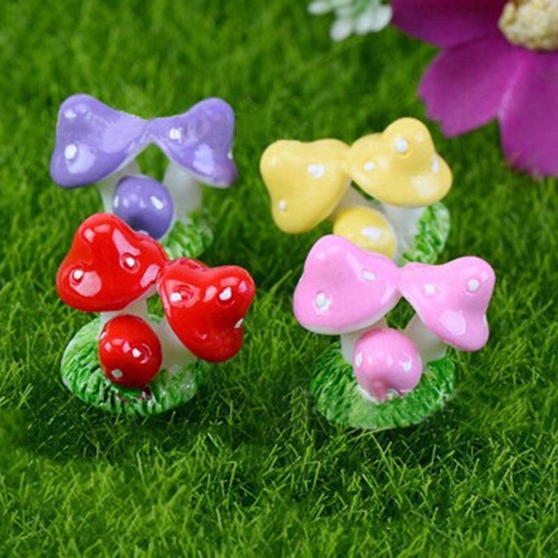 Bonsai Garden Kit - Mini champignons en résine, ornement de