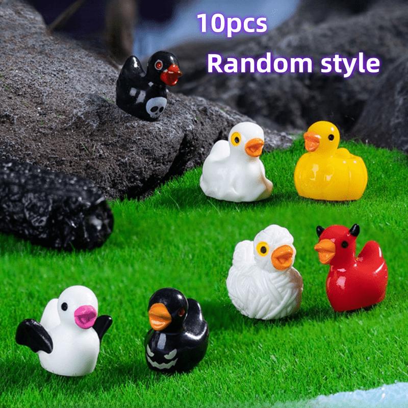 Bonsai Garden Miniature - 10 Statues de Canards Miniatures -