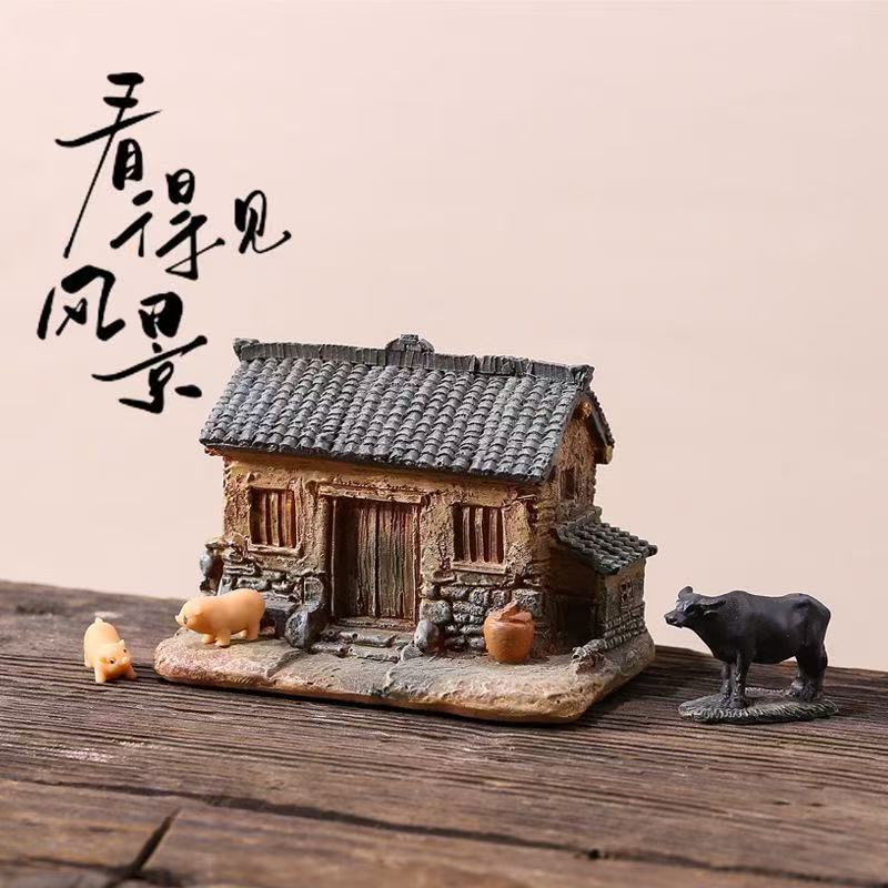 Figurine de maison ancienne ru - Bonsai Garden China avis et prix