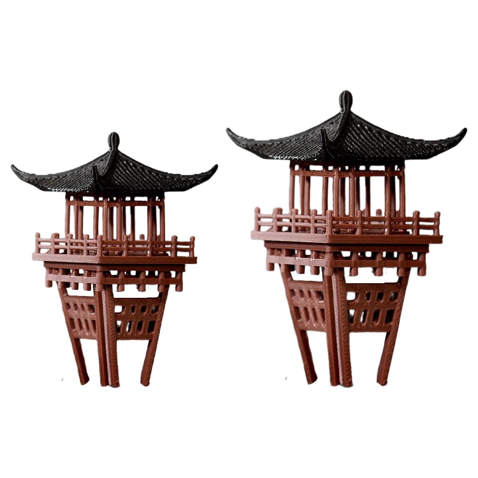 Ornement de pavillon chinois M - Bonsai Garden Miniature avis et prix