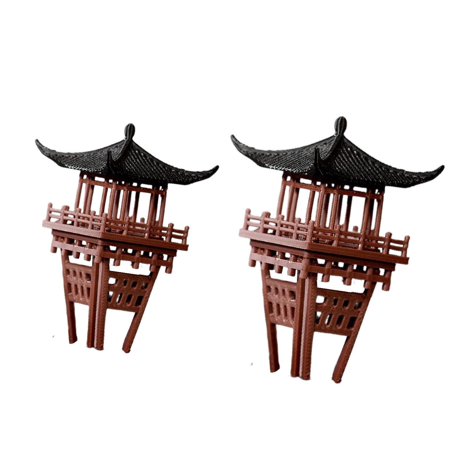 Ornement de pavillon chinois M - Bonsai Garden Miniature avis et prix