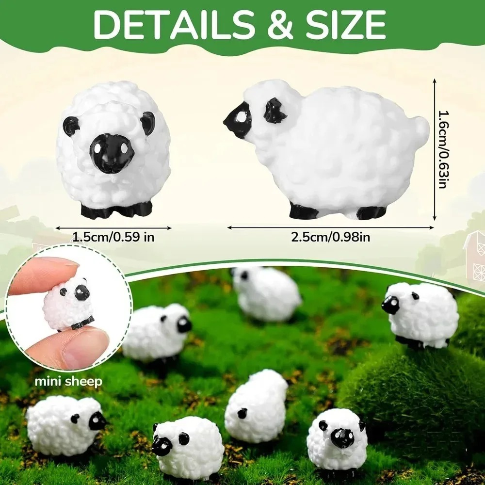 10 figurines de moutons miniat - Bonsai Garden China avis et prix